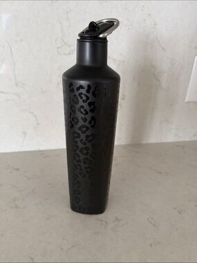 Brumate Black Leopard Water Bottle